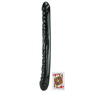 Veined Double Header Dong 18In. (Black)
