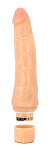Eden 8.5 Inch Long Ridged Realistic Vibrating Dildo - Flexible Twist Base Multispeed Vibrator for G-Spot, Clitoral, Vaginal & An