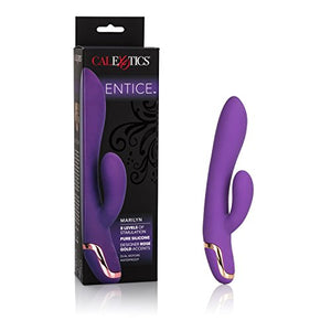 Calexotics Entice Marilyn - Waterproof Silicone Vibrator - Adult Sex Toys For Couples     8-Function Rabbit Clitoral G Spot Mass