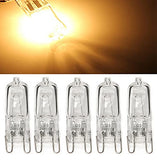 Shuohui G9 230 V 20 W Halogen Bulb Halogen Light Bulb Halopin Clear Replacement For Beam Angle Warm White 2700 K Pack Of 10