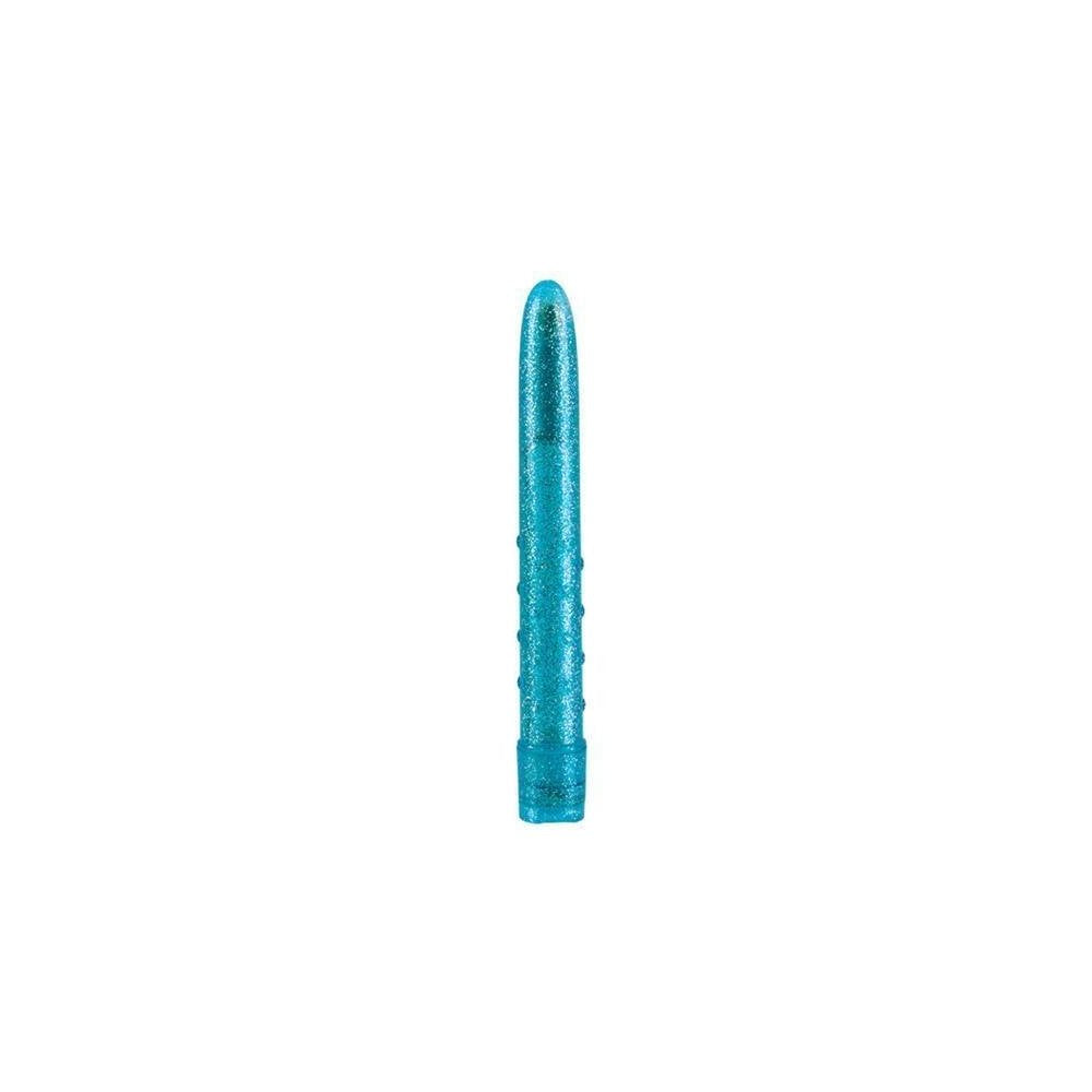 California Exotics Glitter Joy Stick Vibrator, Blue