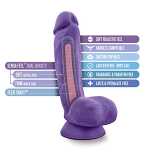 Au Naturel Bold Pound 8.5 In Dildo Purple