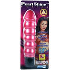 Pearl Shine Ribbed Wp Vibrator  Pink