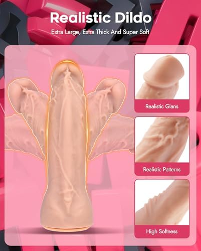 Harness Strap-On Vibration Realistic Dildos with 10 Strong Modes 2 Dildos Silicone Anal G-spot Stimulation Adjustable Strapless