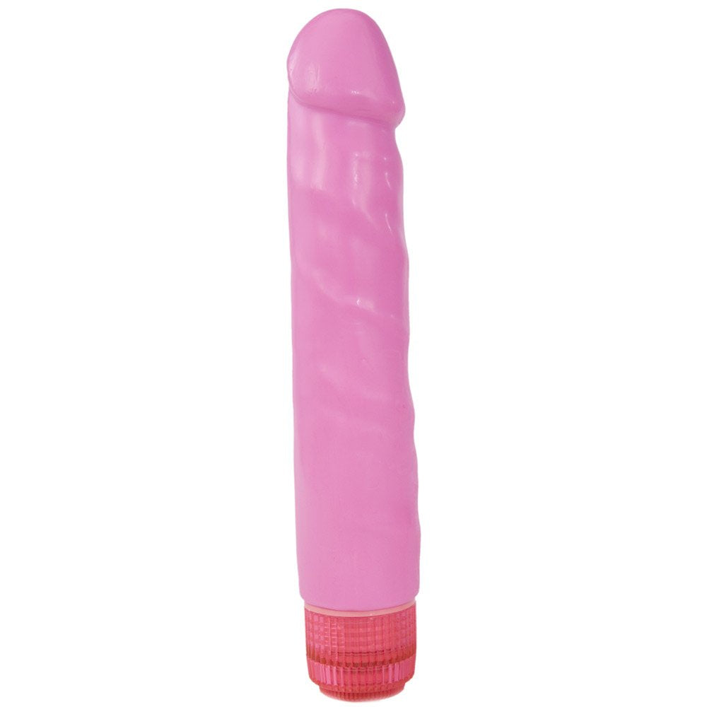 Nasstoys Waterproof Silicone Pure Vibes #69 Pink 7.5-Inch Realistic Veined Textured Penis