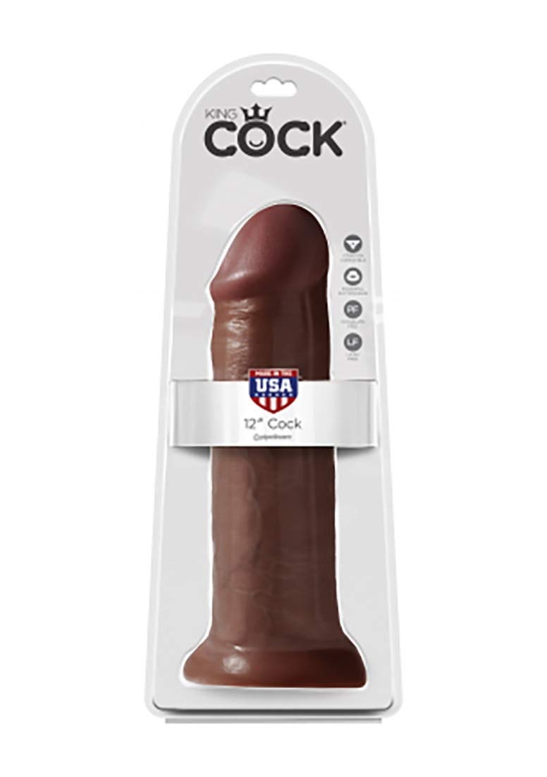 Pipedream Products King Cock, Brown, 12 Inch