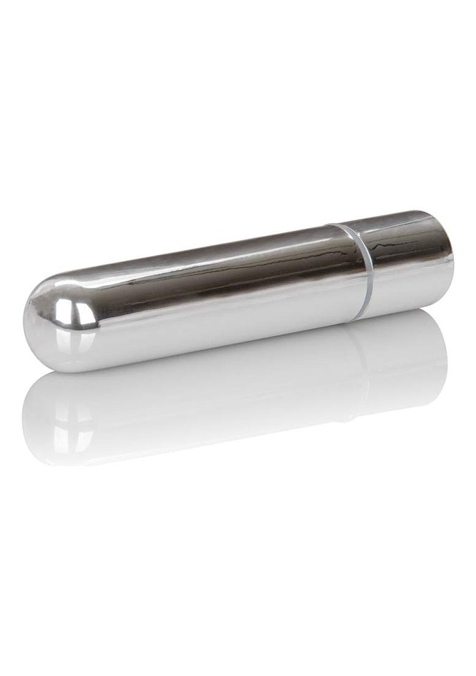 CalExotics Rechargeable Bullet - Adult 3 Speed Vibe Massager - Waterproof Travel Size Sex Toys for Couples - Silver