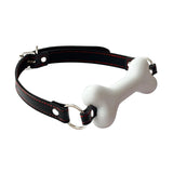 Pfylinqo Dog Bone Mouth Gag White Pet Bone Bite Ball Gag Adjustable Bondage BDSM Fetish Slave Restraints Sex Toys Slave SM Game
