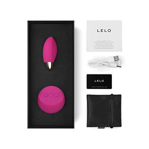 Lelo Lyla 2 Bullet Massager For Women, Silicone Handheld Massage Toy With Sense Motion Technology And Remote Control, Cerise
