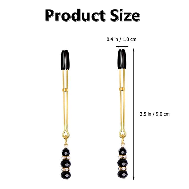 Nipple Sex Toys Adjustable Non Piercing Nipple Clamps Clips Set, The Pinch Nipple Clamps Nipple Clip Breast Clit Stimulation, Ad