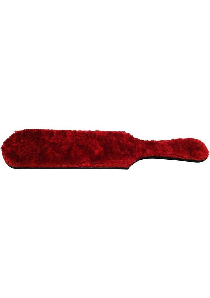 Rouge Paddle with Fur Red Black