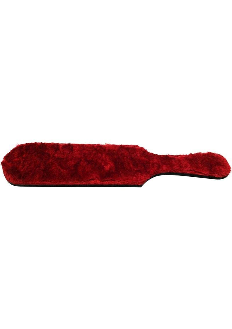Rouge Paddle with Fur Red Black