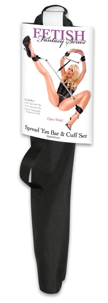 Pipedream Fetish Fantasy Series Spread em Bar and Cuff Set