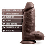Au Naturel Chub Dildo 10In Chocolate