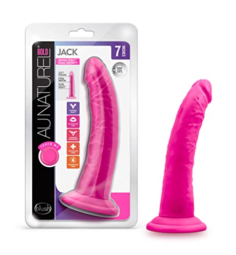 Au Naturel Bold Jack Dildo 7In Pink