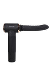 Too Hot To Handle Rechargeable Silicone Thrusting Vibrator With Suction Cup - Black