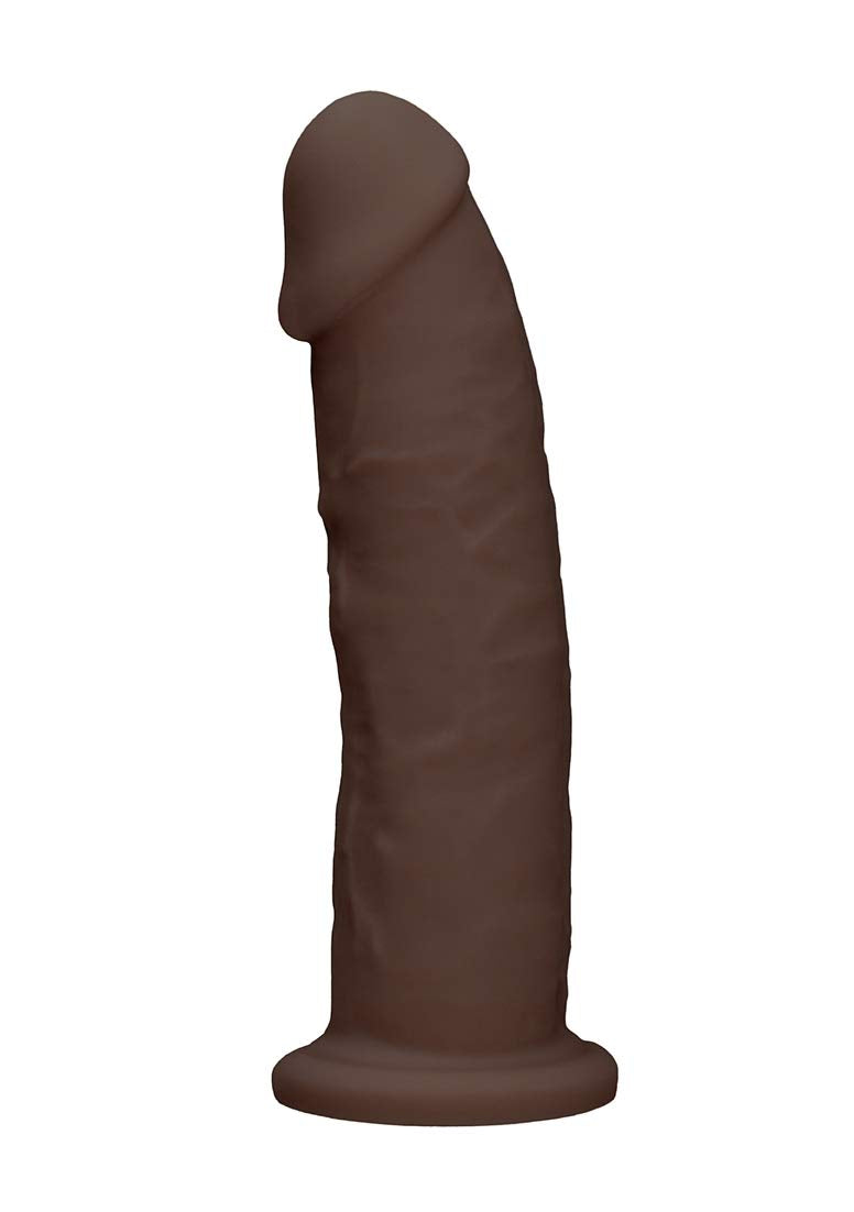 Realrock By Shots America - Silicone Dildo Without Balls - 9 Inches - Brown