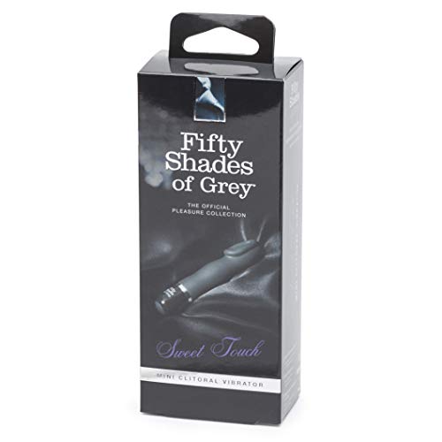 Fifty Shades Of Grey Sweet Touch Black Mini Clitoral Vibrator - Waterproof With 10 Speeds And Patterns
