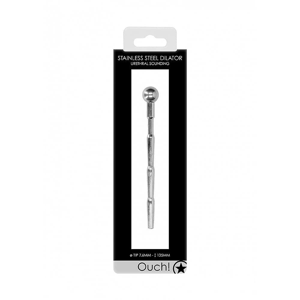 Ouch Urethral Sounding Metal Dltr 7Mm