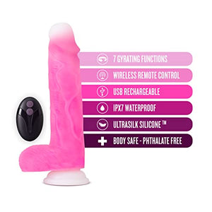 Neo Elite Roxy 8 In Gyrating Dildo Pink