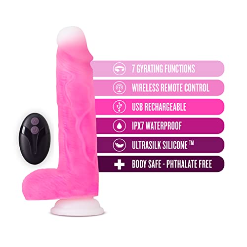 Neo Elite Roxy 8 In Gyrating Dildo Pink