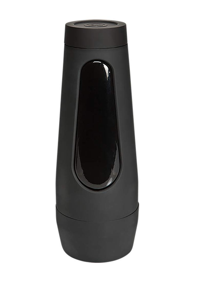 Doc Johnson Man Squeeze - Stud - Squeeze Plate For Precise Pressure - Twist End Cap To Control Suction - Discreet Premium Stroker - Male Masturbator, Ass, Vanilla