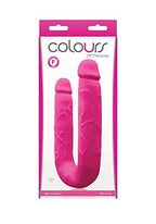 Colours - Dp Pleasures - Realistically Molded Silicone Double Penetration Dong (Pink)