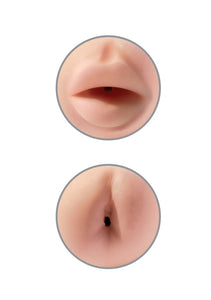 Pipedream Extreme Toyz Tight Grip Mouth And Ass Masturbator, Red, 1 Pound