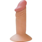 Real Skin All American Mini Whoppers 4'' - Flesh Suction Cup