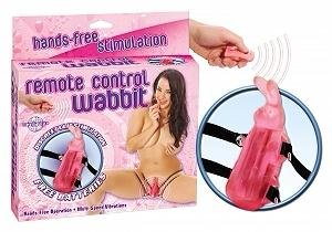 Pipedream Wireless Wabbit Waterproof Strap On, Pink