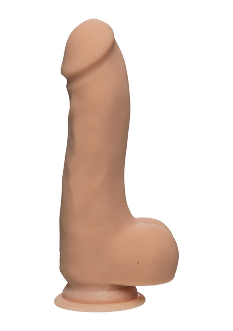 Doc Johnson The D - Master D - 7.5 Inch With Balls - Ultraskyn - 7.5 Long And 2 Wide - Strong Suction Cup Base - O-Ring Harness 