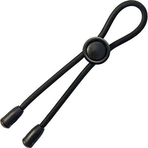 Mack Tuff Adj Silicone Cock Tie (Black)