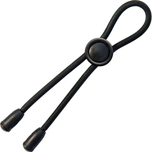 Mack Tuff Adj Silicone Cock Tie (Black)