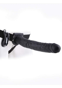 (D) Fetish Fantasy 11 Hollow Strap On Black ''