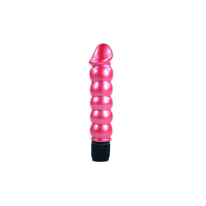 Pearl Shine Ribbed Wp Vibrator  Pink