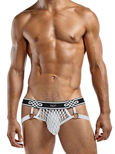 Mp Peep Show Ring Jock Strap White Sm