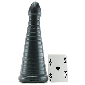 Doc Johnson American Bombshell - Rockeye - Vac-U-Lock And F Machine Compatible Dildo Or Butt Plug - Gunmetal Grey