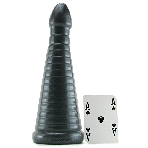 Doc Johnson American Bombshell - Rockeye - Vac-U-Lock And F Machine Compatible Dildo Or Butt Plug - Gunmetal Grey