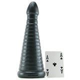 Doc Johnson American Bombshell - Rockeye - Vac-U-Lock And F Machine Compatible Dildo Or Butt Plug - Gunmetal Grey