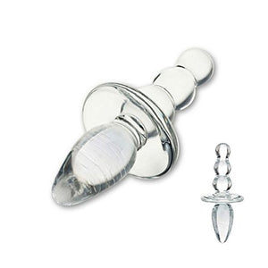 Glas Titus Beaded Butt Plug