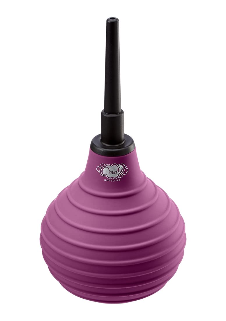 Cloud 9 Novelties Health & Wellness Deluxe Enema Douche with Non-Backflow One-Way Valve