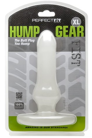 Perfectfit Brand Hump Gear Xl Penetration Butt Plug, Silaskin, Tpr/Silicone, Extra Girth, Extra Long, Clear