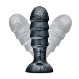 Blush Jet Bruiser  7 12 Inch Oversized Ridged Probe Medium Tapered Ribbed Lock On Harness Compatible Sex Toy For Partner Play