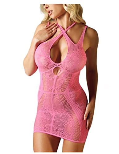 Vixen Sugarcoated Net Lace Dress Pinkl/X
