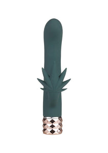 Kusha Crystal Gems Usb Rechargeable 10-Function G-Spot Rabbit-Style Vibrator - Gray