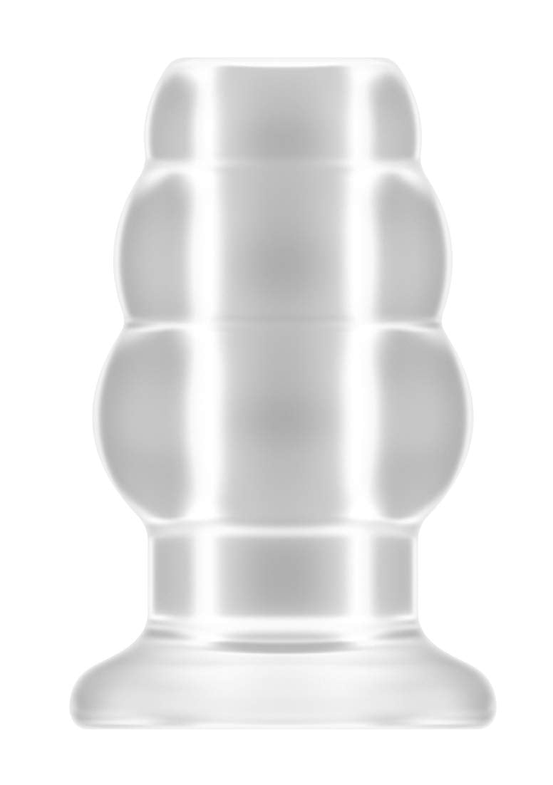 Sono by Shots America - No.51 - Large Hollow Tunnel Butt Plug - 5 Inch - Translucent