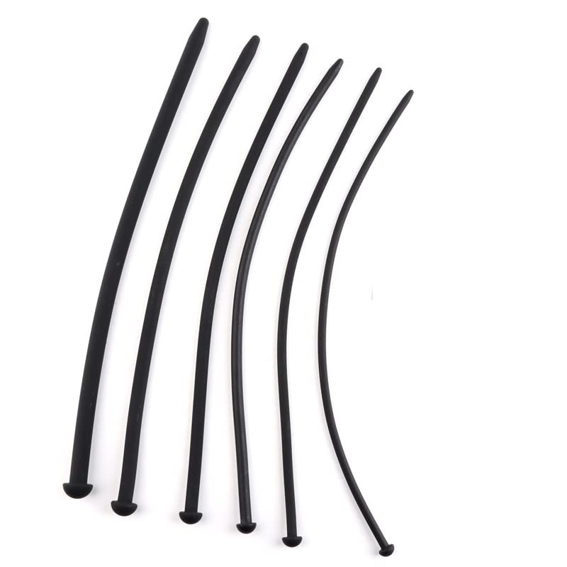 6pcs Silicone Sex Toy Urethral Sound Penis Plug Catheter Plug Smooth Urethral Dilator Masturbation Rod Sex Urinary Dilator Ureth