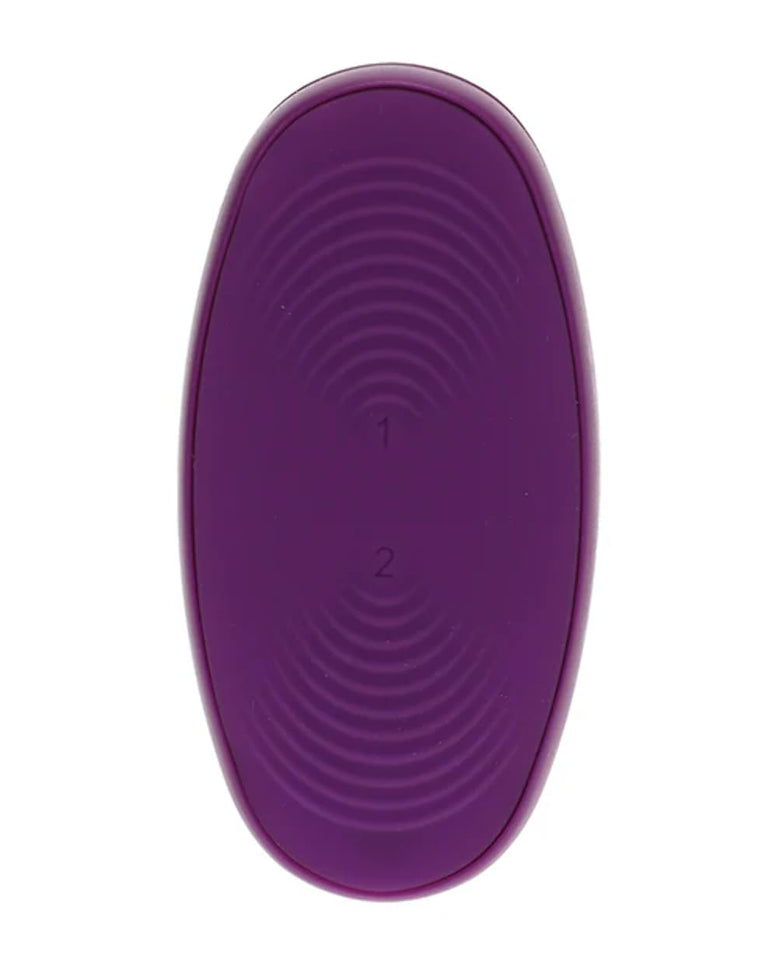 Doc Johnson Tryst V2 - Multi-Erogenous Zone Bendable Silicone Vibrator & C-Ring With Remote - 3 Powerful, Quiet 10-Function Moto