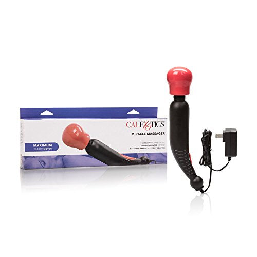 Calexotics Miracle Massager     Body Wand Vibrator For Couples     Adult Sex Personal Massager - Black