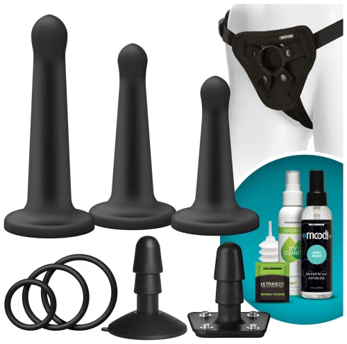 Vac-U-Lock Silicone Pegging Set Black